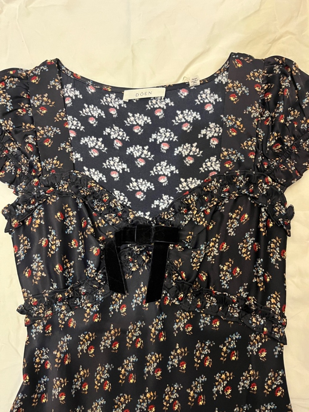 DOEN Marybell Dress in Delphinium Floral - NWT - Picture 9 of 13